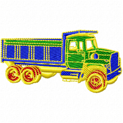Dumper Truck Embroidery Design 12 Dumper Truck Embroidery Design 12